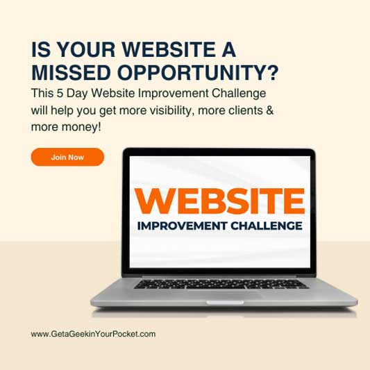 Website Improvement Challenge